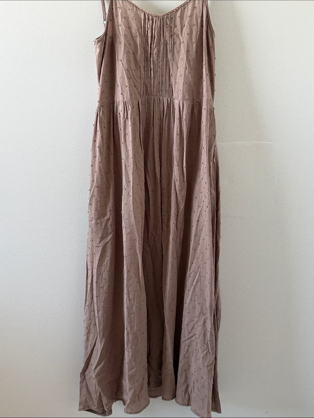 Final Touch Mauve Brown Sleeveless Maxi Dress size S